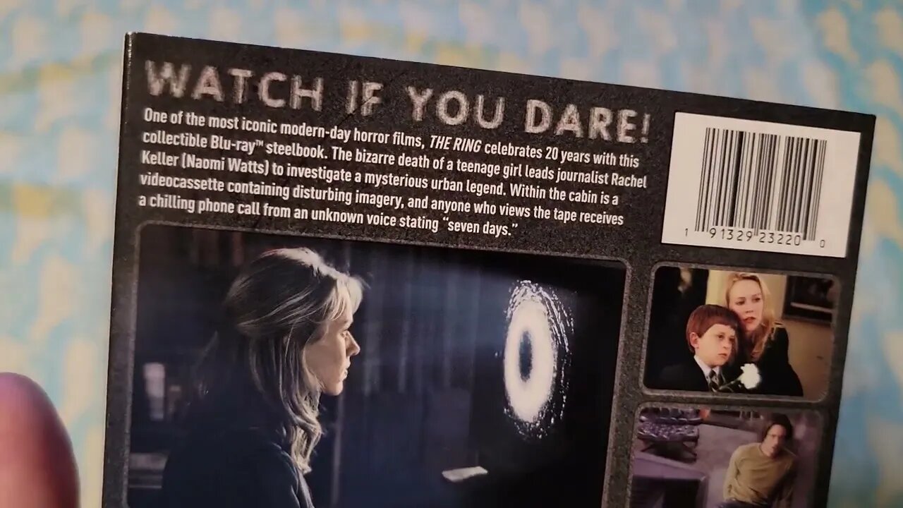 Up Close of The Ring 2002 Bluray SteelBook