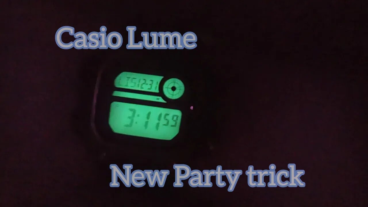 Casio Modification adding lume to LCD screen.