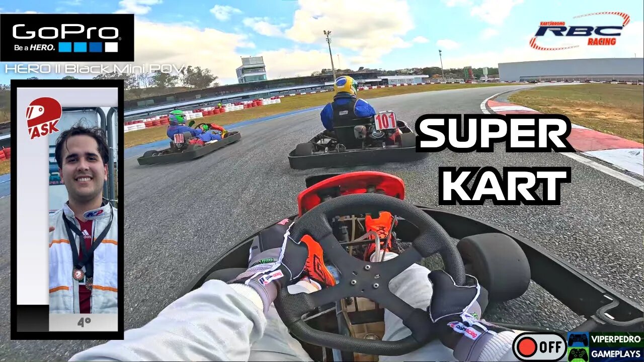 ACELERANDO o SUPER KART! Onboard Corrida 1 ASK (15/07/23) - Kartódromo RBC Racing - Vespasiano/MG