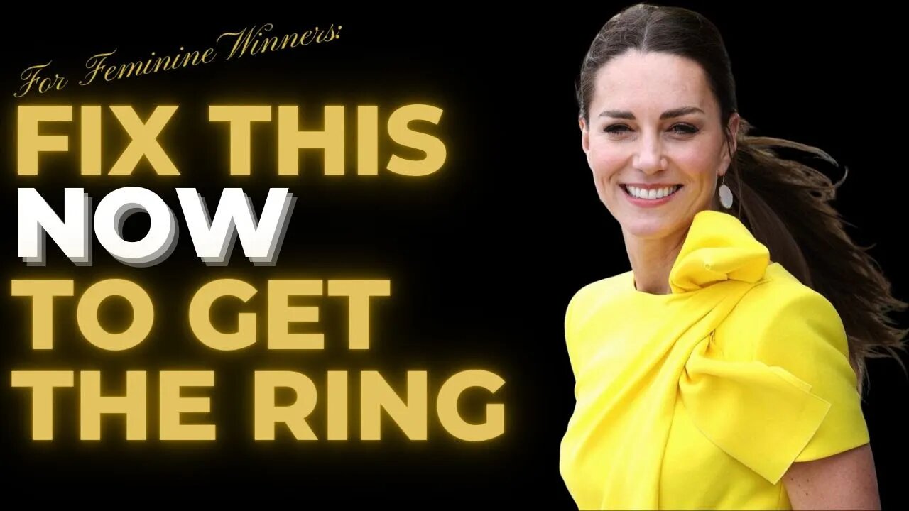For FEMININE Winners: Fix this NOW to GET THE RING