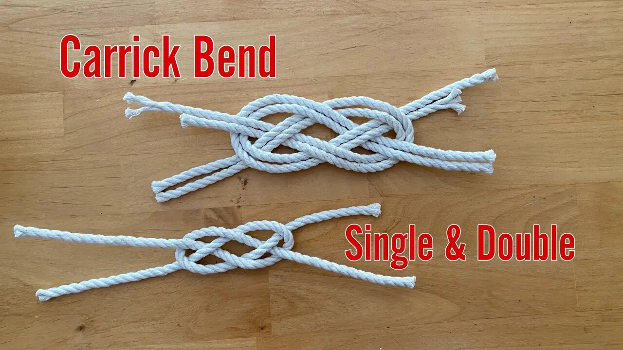 Learn this easy knot - Carrick Bend