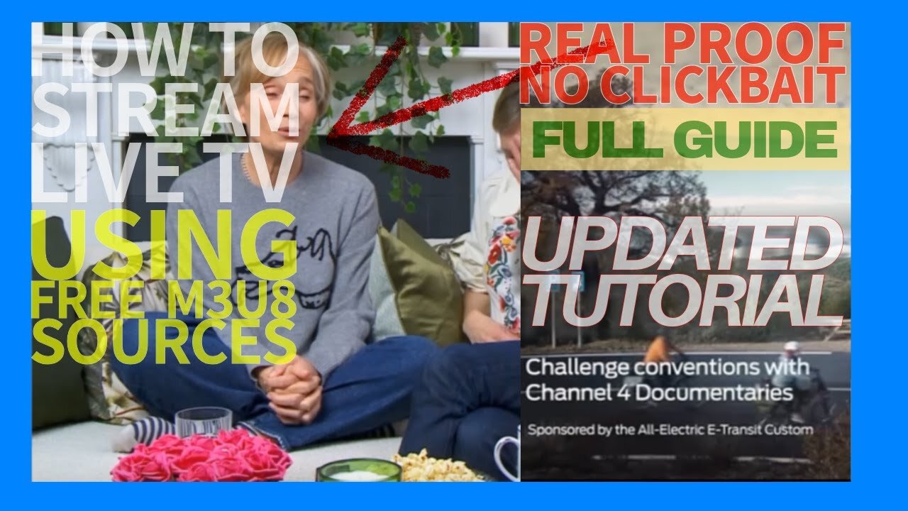 How To Stream LIVE TV using Free M3U8 Sources | Real Proof |Updated Method - 2024