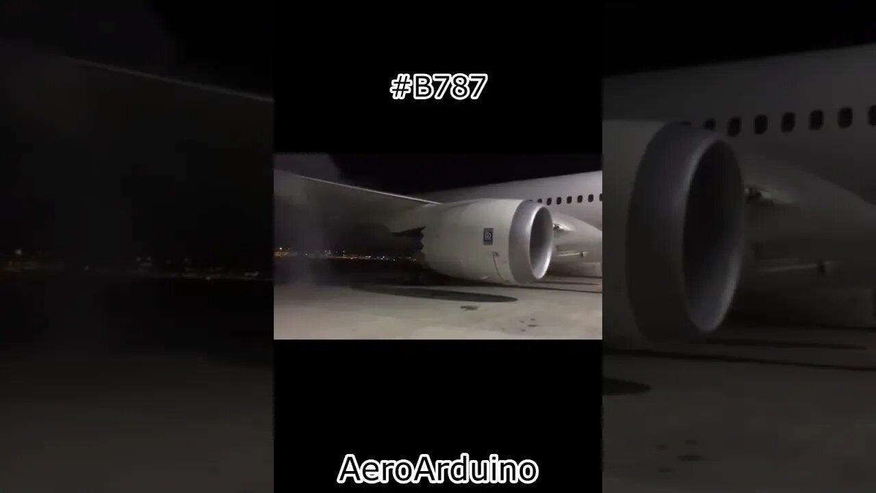 Watch Flame Starting Powerful Engine #B787 Trent #Aviation #Fly #AeroArduino