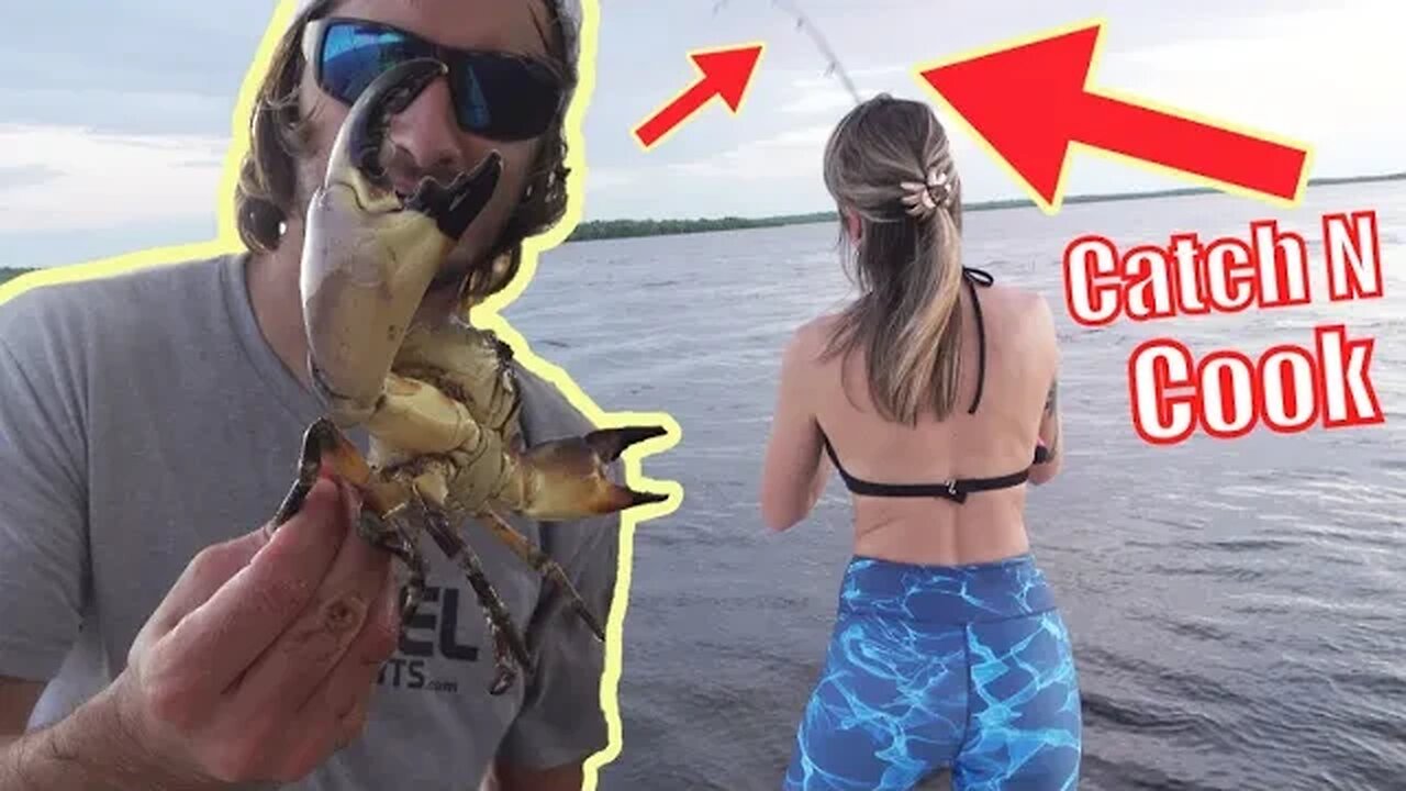 She catches my CRABS and I eat her SNAPPER {Catch N Cook}