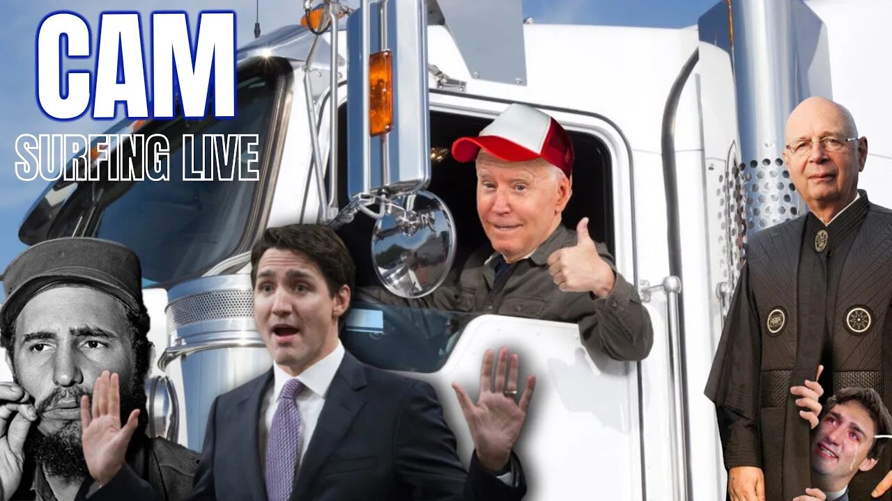 Truckers Freedom Convoy LIVE Cam Surfing from Ottawa - Fri, Feb. 11th