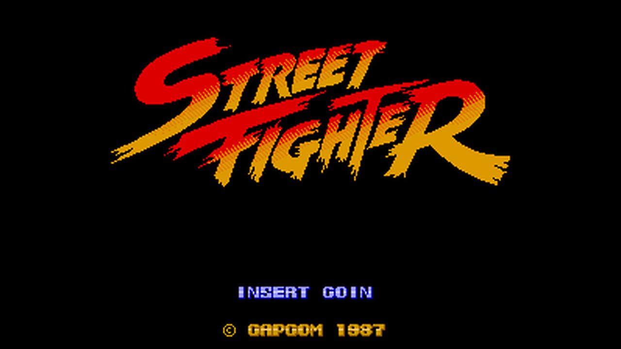 Streaming Street Fighter 1 1987 for MAME Arcade emulator.