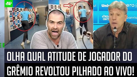 "OLHA o que ESSE CARA FEZ! ELE NÃO É NADA perto do..." ATITUDE de jogador do Grêmio REVOLTA Pilhado!