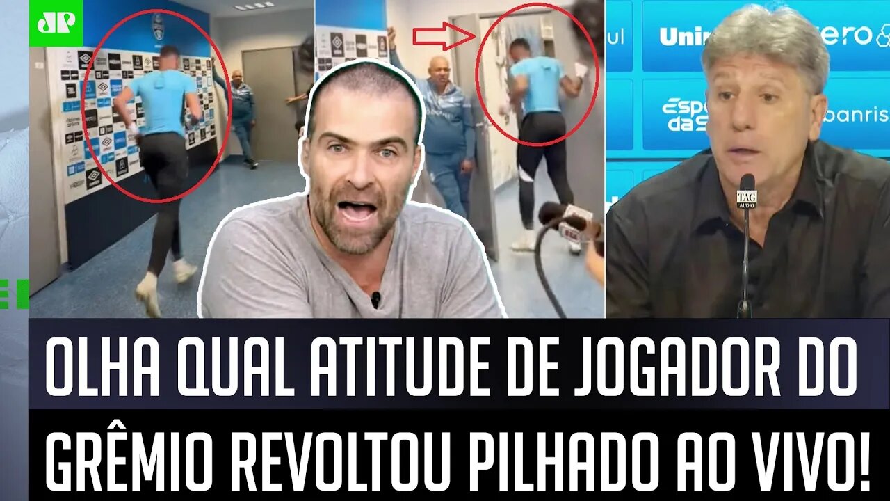 "OLHA o que ESSE CARA FEZ! ELE NÃO É NADA perto do..." ATITUDE de jogador do Grêmio REVOLTA Pilhado!