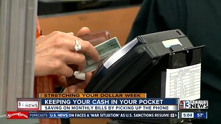 Easy ways to save money with just one phone call