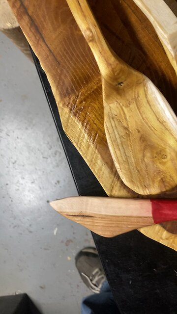 Mulberry spoons and a Swedish Butter Knife