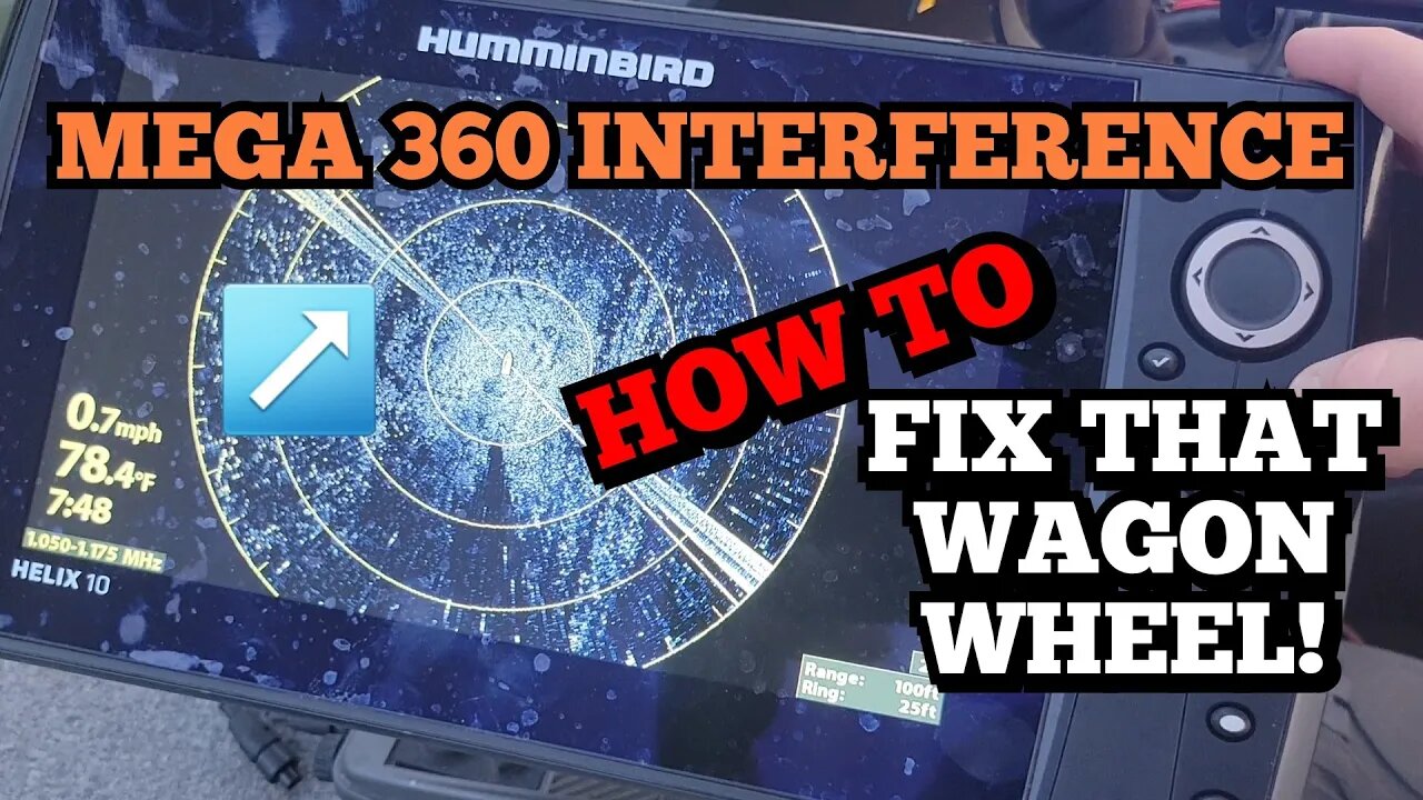 Mega 360 Interference Fix (WAGON WHEEL) Humminbird Quick Tips Ep.3