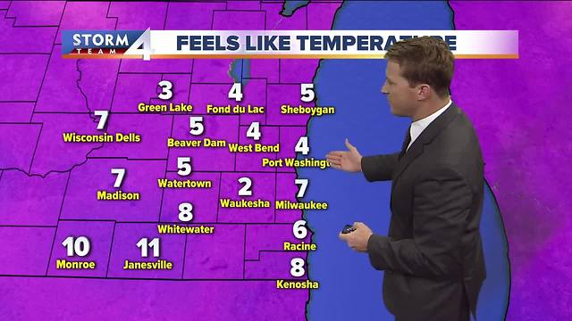 Cold continues into Tuesday night