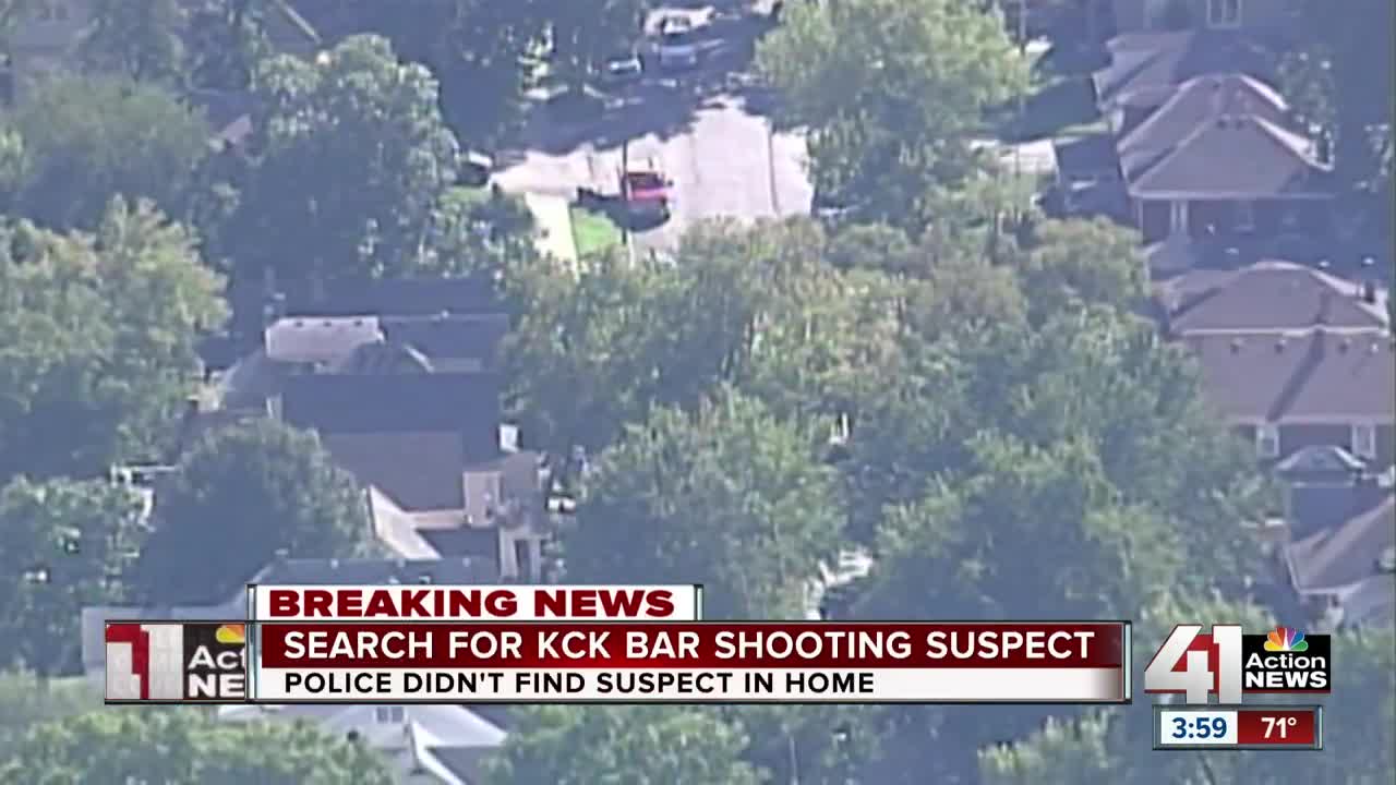 Search for KCK bar shooting suspect