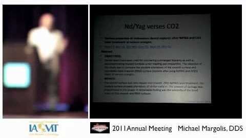 Michael Margolis DDS discusses Zirconium Implants IAOMT 2011 Las Vegas