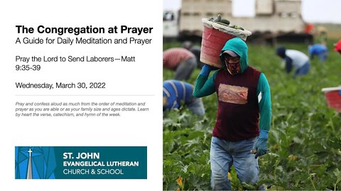 Pray the Lord to Send Laborers—Matt 9:35-39