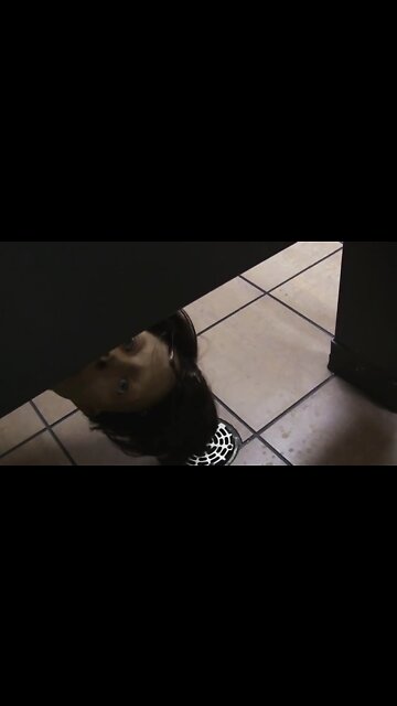 why is this man creeping in the bathroom? #shorts