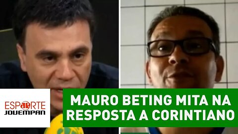 Nossa! Corintiano zoa Palmeiras, e Mauro Beting MITA na resposta