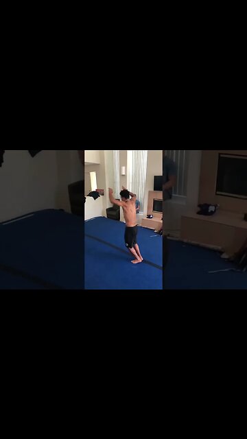 Double Backflip In a LivingRoom
