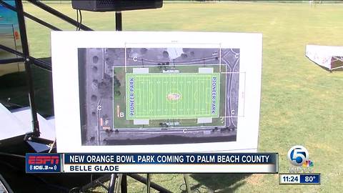 Orange Bowl groundbreaking in Belle Glade