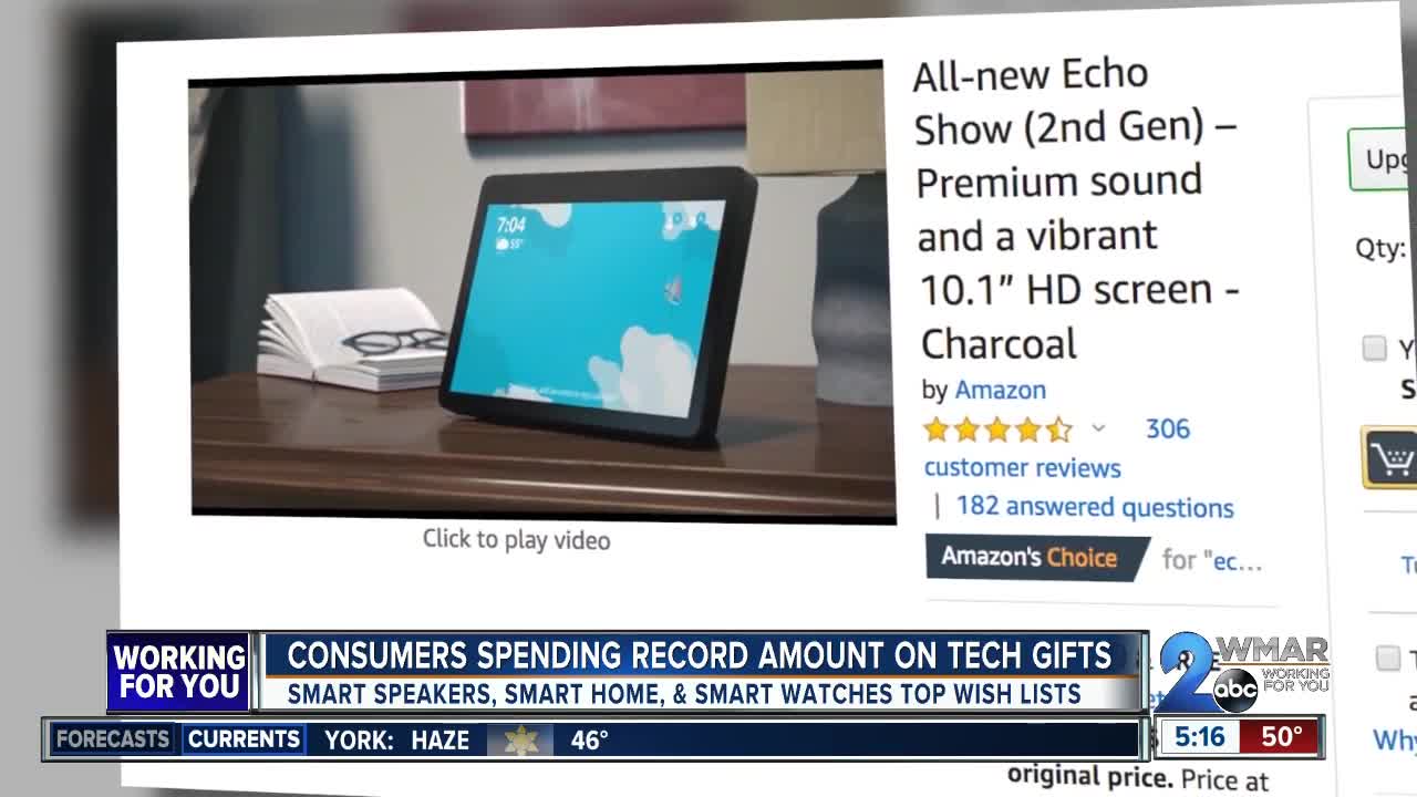 Tech items top holiday wish lists