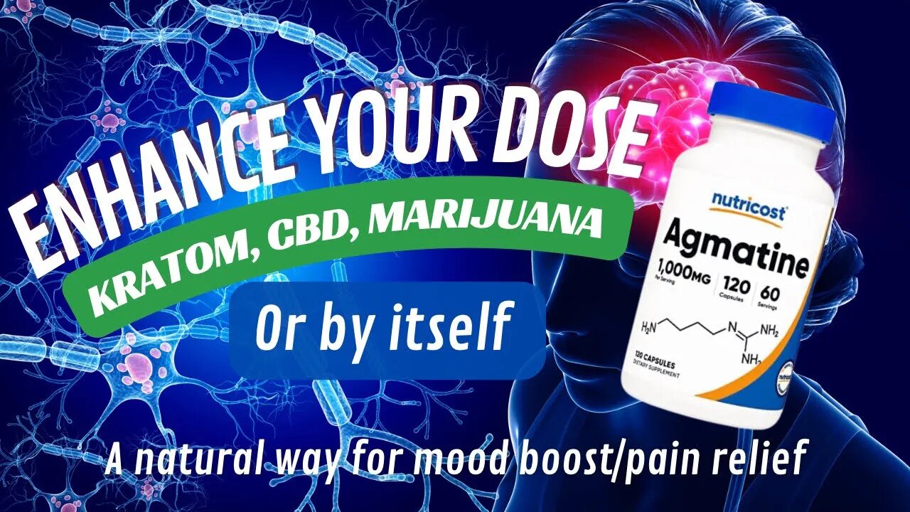 Enhance Your Kratom, CBD Dose with Agmatine