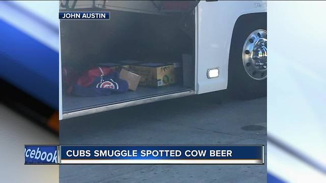 Chicago Cubs busted 'smuggling' Spotted Cow beer back to Illinois