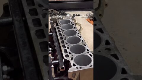 BMW E34 M5 Engine Block Final Finish #shorts #bmw #cars #bmwe34 #bmwm5 #diy