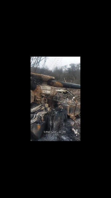 Wreckage of a Ukrainian TRF1 155mm towed howitzer. Only 6 of them were donated by France since 2022