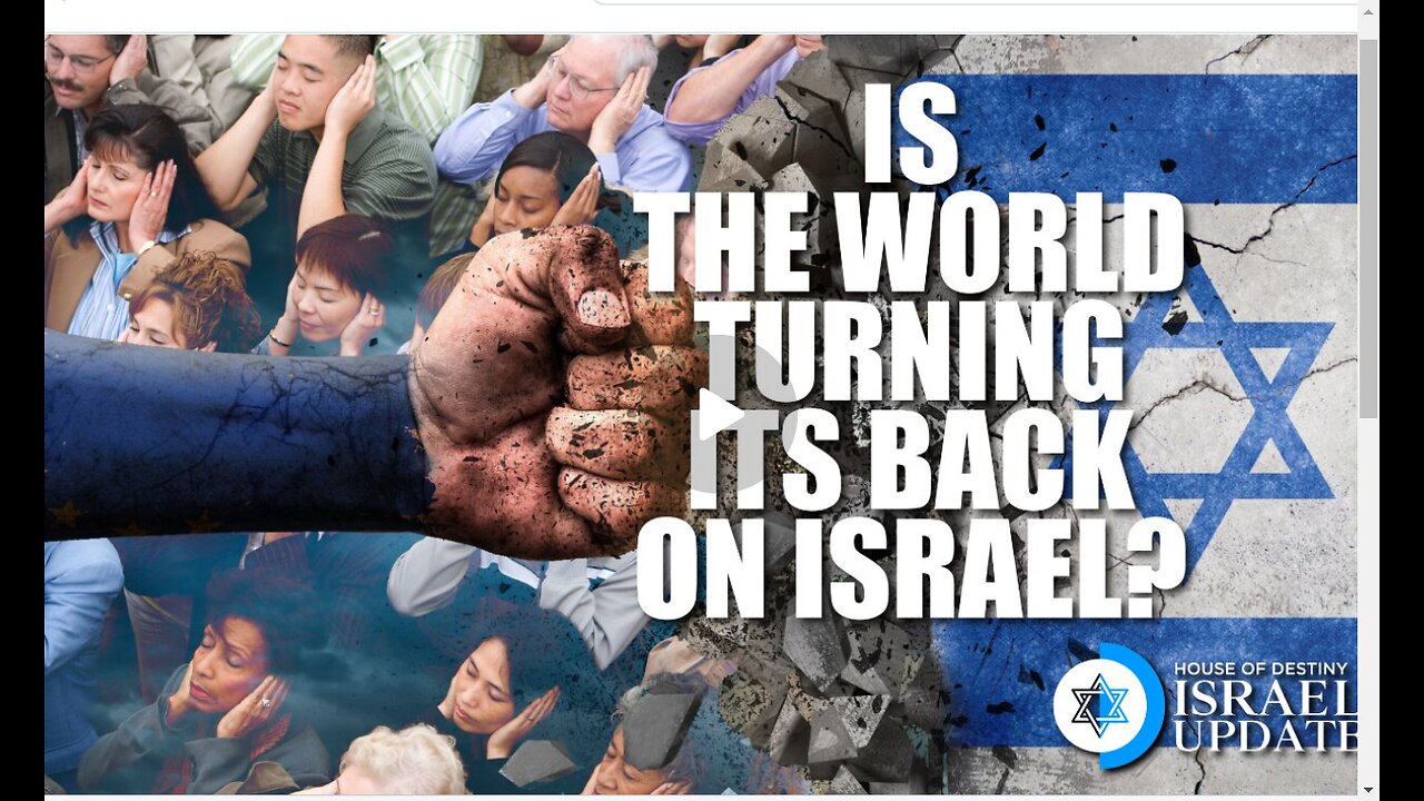 Is The World Turning Its Back On Israel?