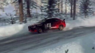 DiRT Rally 2 - Replay - Mitsubishi Lancer Evolution X at Ostra Hinnsjon