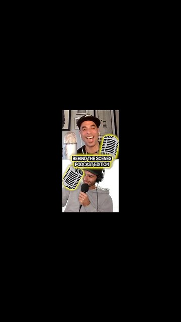 Behind The Scenes Podcast Edition #shorts #comedy