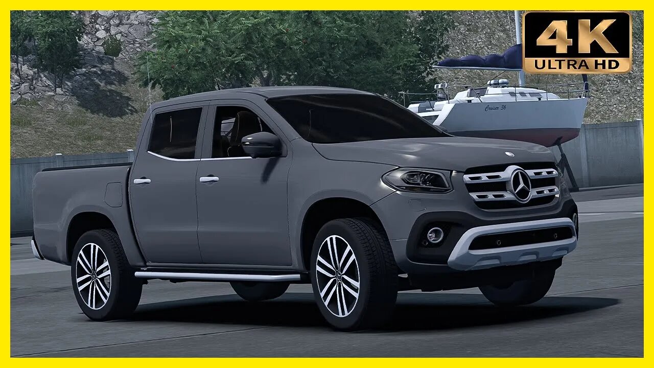 Mercedes-Benz 4Matic X-Class | Euro Truck Simulator 2 Gameplay "4K"