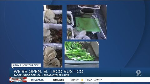 El Taco Rustico offering curbside service