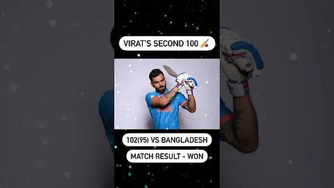 Virat Kohli 2nd ODI 💯 🏏#youtubeshorts #viratkohli #shorts