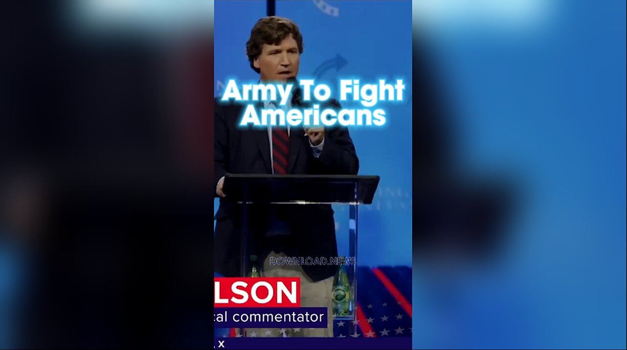 Tucker Carlson: Democrats Are Using Illegals To Create an Army To Fight Americans - 12/18/23