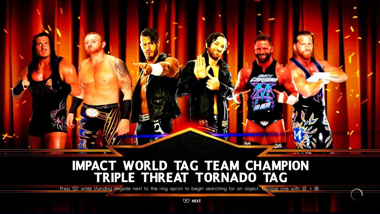 Impact Wrestling Heath & Rhino vs The Motor City Machine Guns vs The Major Playerz Impact Tag Titles