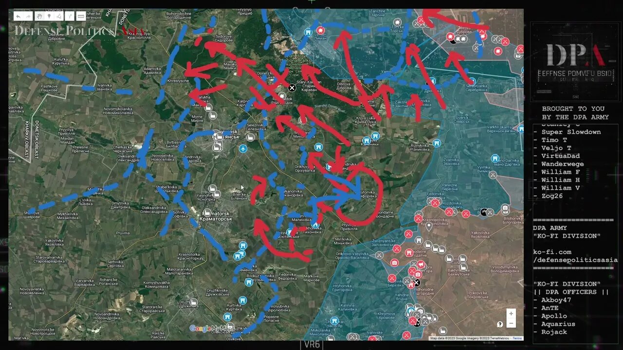 Where Ukraine will withdraw to after the fall of Bakhmut - Multi-layered Defense Lines of Ukraine