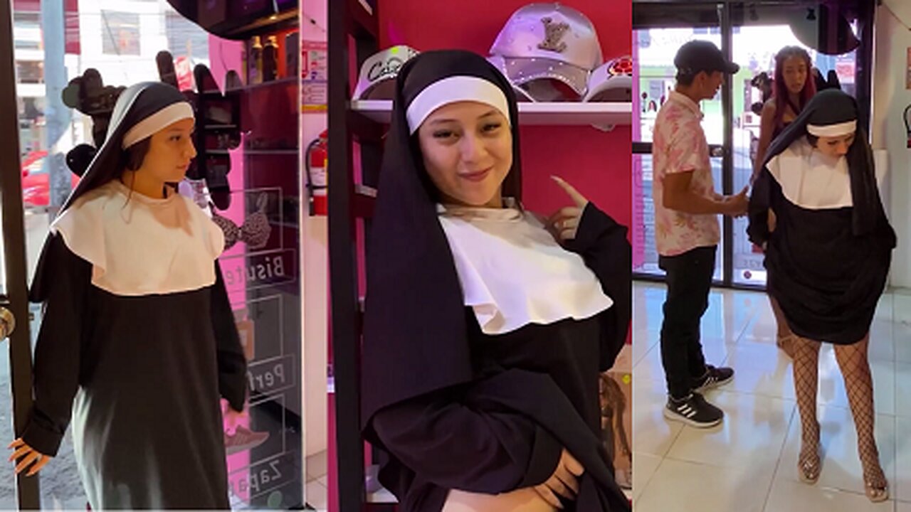 Nun enters a the shop and causes this 😱👇-Dami Macias