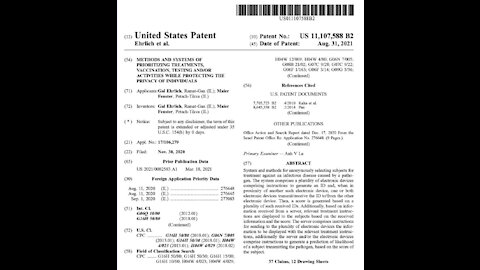 🚨US PATENT 8/31 - Vaccines Used For DIGITAL CONTACT TRACING