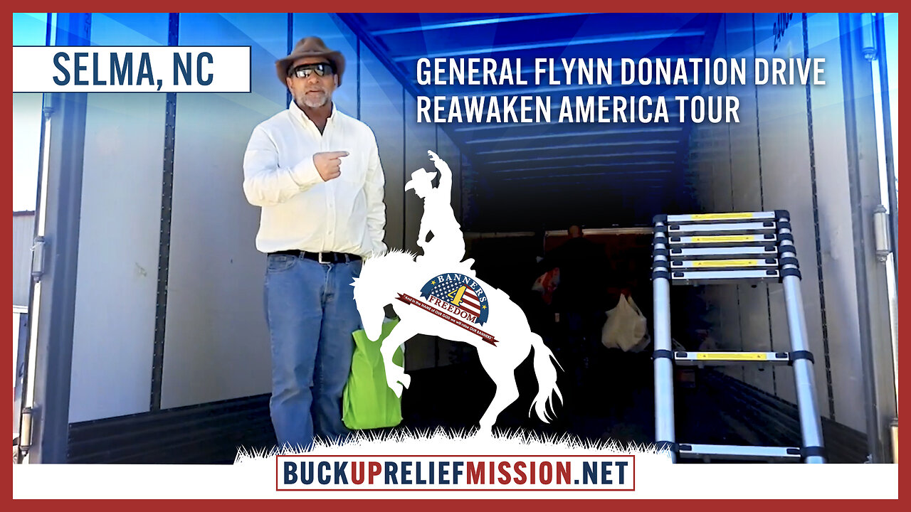 Buck Up Relief Mission - General Flynn Drive - Loading Supplies in Selma, NC