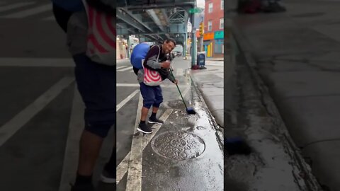 Street Sweeper Under The El