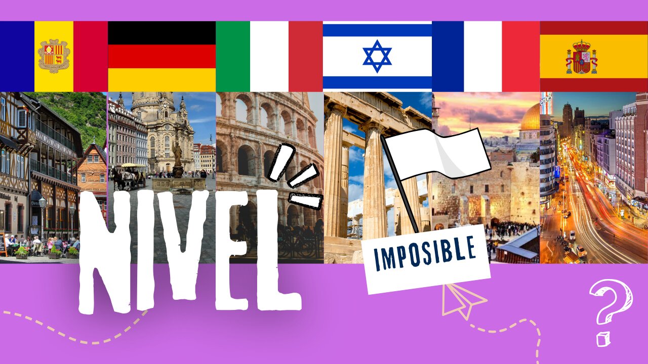Adivina TODAS las banderas de estos PAÍSES🌍¿Podrás parar TODOS los NIVELES?🤔