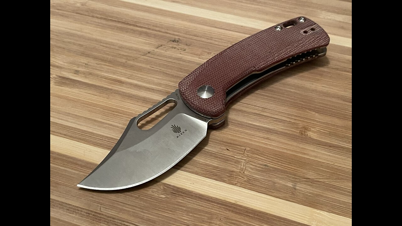 Kizer Urban Bowie in Micarta Pocket Knife Review