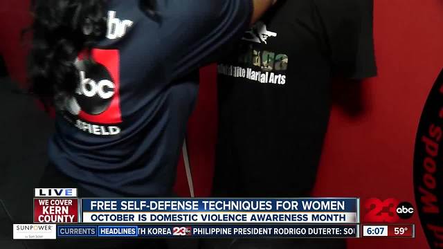 Free women's self-defense class