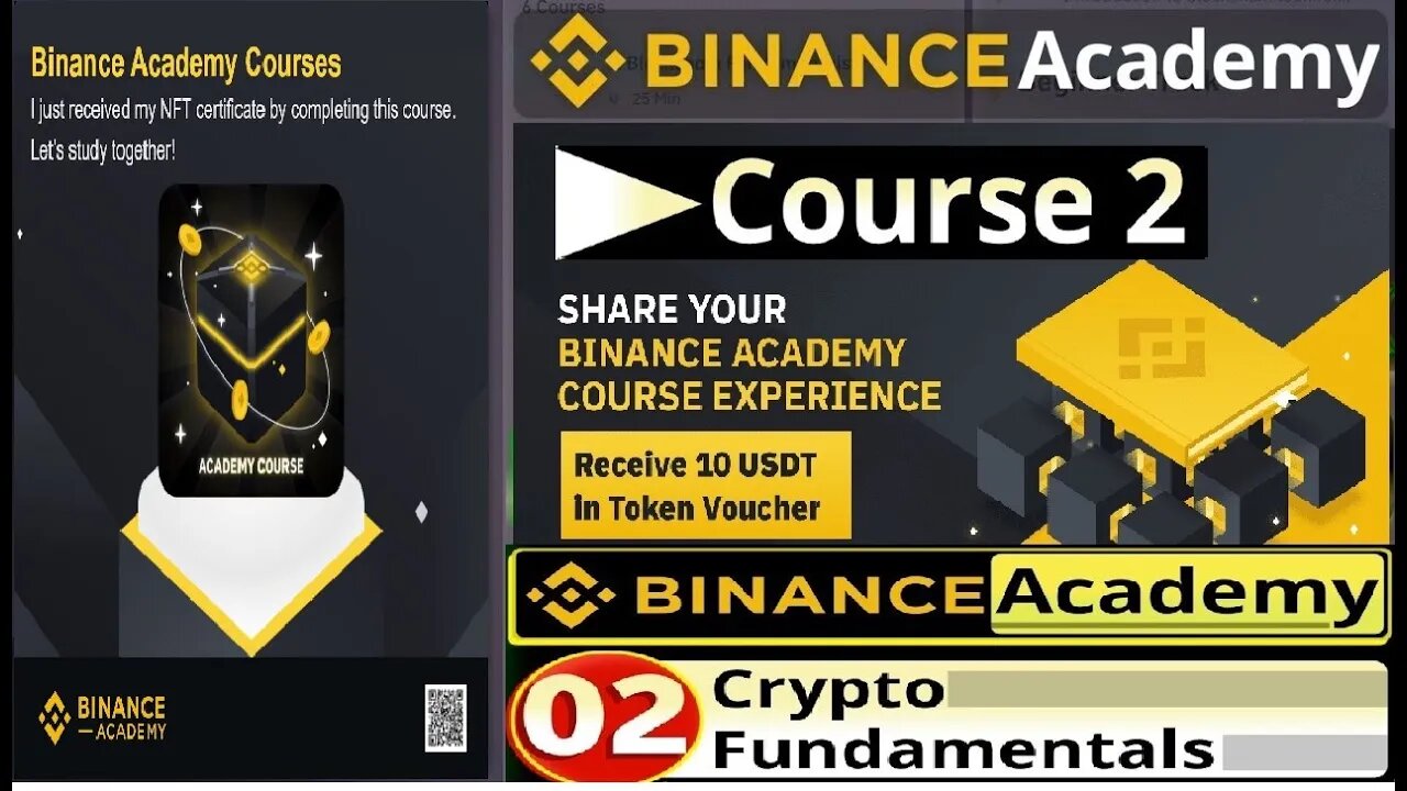 Binance Academy Course 2: Crypto Fundamentals Quiz Answers For Beginner Track