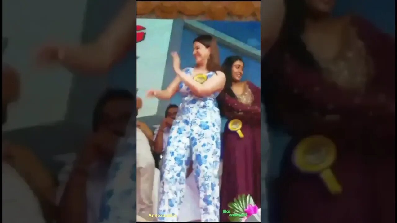 Honey Rose Kaavaalaa Dance on stage in front of Huge Audience #shorts #kaavaalaa #honeyroselatest