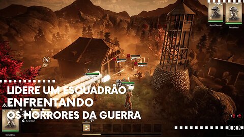 Broken Lines - Lidere um Esquadrão de Corajosos Soldados Lutando contra os Horrores da Guerra