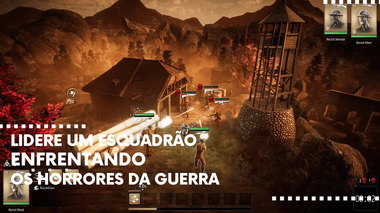 Broken Lines - Lidere um Esquadrão de Corajosos Soldados Lutando contra os Horrores da Guerra