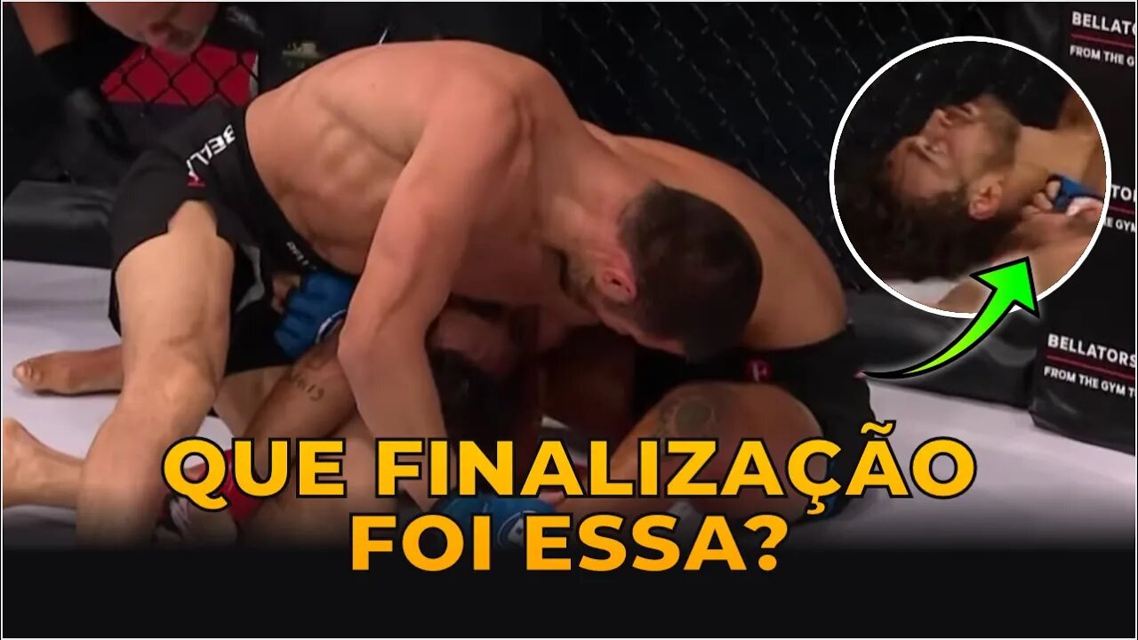 IMPRESSIONANTE - LUCA POCLIT APLICA FINALIZAÇÃO INÉDITA NO BELLATOR