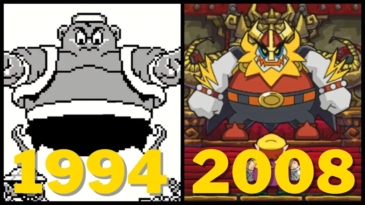 Evolution of Final Battles in the Wario Land Series (1994-2008)